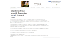 Desktop Screenshot of ospa-institut.com